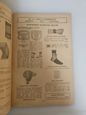 101y W.a. Holt 1922 W. A. Company 1923 Sporting Goods Catalog Waco Texas Antique Book #3
