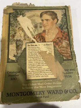 1924 Wards Montgomery Ward Catalog - Spring/summer 100 Years Old