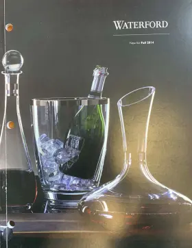 60002047 Waterford Crystal New For Fall 2014 Catalog Rare Retired Book
