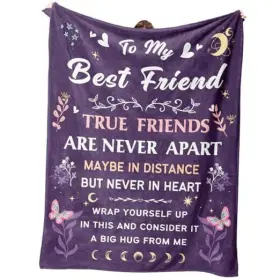Lhy0026 Weiling Best Friend Blanket Gifts Friendship For Purple