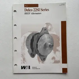22si Wetherill Associates Inc. Wai 1998 Delco Series Ir/if Alternators Catalog
