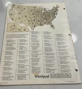 9b41 Whirlpool Vintage Builders Catalog 70 S Form No. Rev. B #2