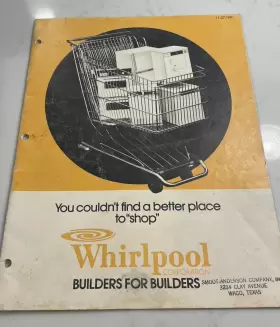 9b41 Whirlpool Vintage Builders Catalog 70 S Form No. Rev. B