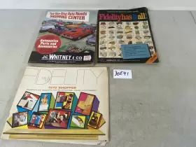 30e41 Whitney Vintage Toy Catalogs Fidelity Jc And Co Lot