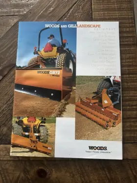 Gb72 Woods Landscape Equipment Catalog Agriculture Mowers 2004 Booklet