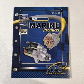 87-702-08 World Power Systems Wps 2008 Marine Products Catalog