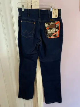 Wrangler 912pw Vtg No Fault Denim Sz 33/32 Easy Care Straight Usa Nwt Nos