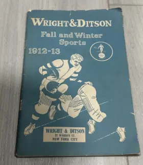 1912 Wright & Ditson-victor Co Catalog And Co. Fall Winter Sports 1912-1913
