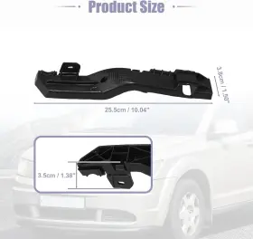 A21111600ux0397 X Autohaux 1 Pair Front Bumper Bracket Support Left And Right Side For Dodge #3