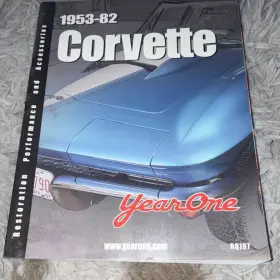 Rq107 Yearone 1953-82 Corvette Restoration Performance Accessories Catalog Booklet