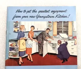 61165 Youngstown Mullins Manufacturing Corp Vintage Kitchen 1952 Hints Booklet Styles And Accessory Illustrated #3