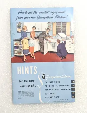 61165 Youngstown Mullins Manufacturing Corp Vintage Kitchen 1952 Hints Booklet Styles And Accessory Illustrated