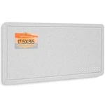 Lightomorrow 35X17.5" Gray Felt Bulletin Board W/ 20 Pushpins. Fixed Price $37.58.