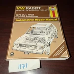Haynes (96016) 884 Repair Manual Vw Rabbit Golf Jetta Scirocco Pick-up 1975-1992. Fixed Price $12.95.