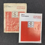 Allison Transmissions 540 Series Service Manual Parts Catalog Books. Fixed Price $26.97.