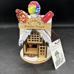 Old World Ginger Cottages Wooden Ornaments #80043 Frosty's Treat Shop, 4.75" Nib. Fixed Price $15.99.