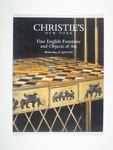 Christies 1997 Fine English Furniture Art Auction Catalog. Fixed Price $24.49.