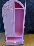 Vintage Barbie Sweet Roses Armoire Wardrobe Closet 13" Mattel 1987, Catalog Book. Fixed Price $8.50.