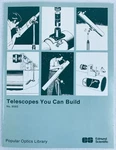 Telescopes You Can Build - Edmund Scientific Co. Vintage Booklet No. 9065. Fixed Price $74.95.