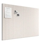 Bumusty Large Felt Bulletin Board Tiles 48 X 36 With Pushpins Oatmeal. Fixed Price $52.99.