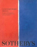 Sotheby's Contemporary Prints Tyler Collection Auction Catalog November 1993. Fixed Price $9.95.