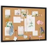 Miratino Large Bulletin Board, 36 "x 24" Cork Boards For Walls With Black Frame,. Fixed Price $74.70.