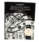 1990 London Sothebys Wristwatches Clocks Barometers Auction Catalog. Fixed Price $14.95.
