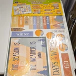 Teacher Created Resources Moving Mountains Calendar Set TCR9141 Days Months Wea. Fixed Price $20.00.