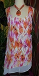 A.n.a. J C Penney Nwt 2X White Orange Pink Womens Shirt Summer Spring. Fixed Price $45.00.