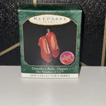Hallmark 1999 Wonders Of Oz #1 Dorothy's Ruby Slippers Mini Ornament QXM4599. Fixed Price $15.99.
