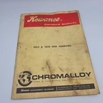Kewanee 1025 & 1030 Disk Harrow Owners Manual. Fixed Price $12.73.