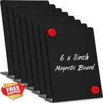 Fainne Pcs Mini Magnetic Bulletin Board Easel Stand Black 6X8 Inches. Fixed Price $73.95.