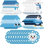 80 Pcs Winter Cutouts Paper Bulletin Board For Preschool Bulleti.... Fixed Price $16.55.