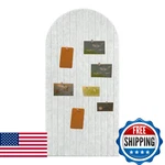 Foldable Bulletin Board 47X24 Inches, 0.35" Thick Felt Wall Tiles, Large Cork. Fixed Price $52.43.