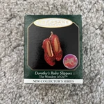 1998 Hallmark Miniature Ornament The Wizard Of Oz Dorothy's Ruby Slippers. Fixed Price $11.95.