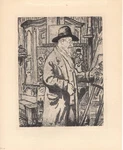 Joseph Victor Roux-champion Portrait Of Maximilian Luce Etching 1900'S. Fixed Price $35.00.