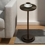 Covlon Drink Table, Carved Top Martini Small Side 1-PACK, Brown. Fixed Price $60.99.