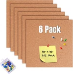Gardyue 6 Cork Bulletin Board 12 X Inch - 1/2" Thick Pack,. Fixed Price $45.39.