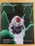 Sothebys Auction Catalog Hong Kong Magnificent Jewels & Jadeite October 7 2013. Fixed Price $30.00.