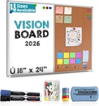 Besso Cork And White Board Combo 18X24 Magnetic Bulletin For Wall Dry. Fixed Price $66.07.