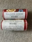 2 Rolls Laura Ashley Home Wallpaper Border Garden Posy Berry Red 10M. Fixed Price $19.99.
