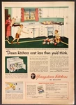 1948 Vintage Ad Youngstown Kitchens By Mullins White Enameled Steel Kids. Fixed Price $5.50.