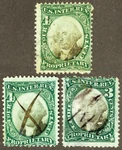 Stamps # RB3A,4A,4B Used Revenue Scott Value $80.00. Fixed Price $25.00.