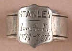 Silver Ring Owned By Henry M. Stanley African Explorer From Christies Auction!. Fixed Price $17500.00.