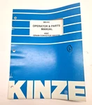 Used Old Stock Kinze 450C Grain Conveyor Wagon Operator & Parts Manual M0143. Fixed Price $15.00.