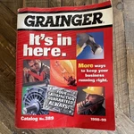 Vintage 1998-99 Grainger Catalog. No. 389. Fixed Price $13.99.