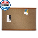 Quartet B243LC Prestige Bulletin Board, Brown Graphite-blend Surface, 36 X 24,. Fixed Price $96.11.