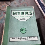Myers Spray Pumps Advertising Catalog Vintage 1935 Ashland Oh Farm Agricultural. Fixed Price $21.99.