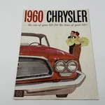 1960 Chrysler Car Sales Brochure Catalog Windsor Saratoga New Yorker Original. Fixed Price $39.94.