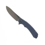 Petrified Fish Waterspout Folding Knife Blue G10 Handle 14C28N Plain P12-BS. Fixed Price $54.99.